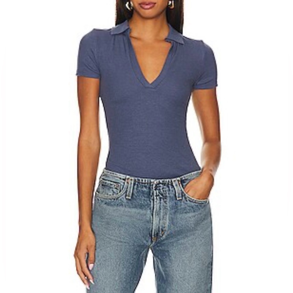 NWOT Free People Intimately Ribbed Knit Serve Bodysuit XS